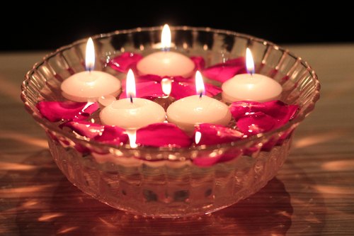 Bougies flottantes